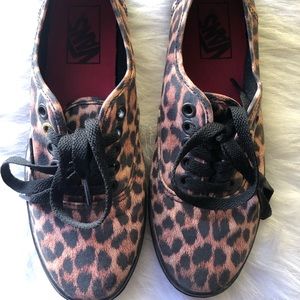 Leopard Flat Vans